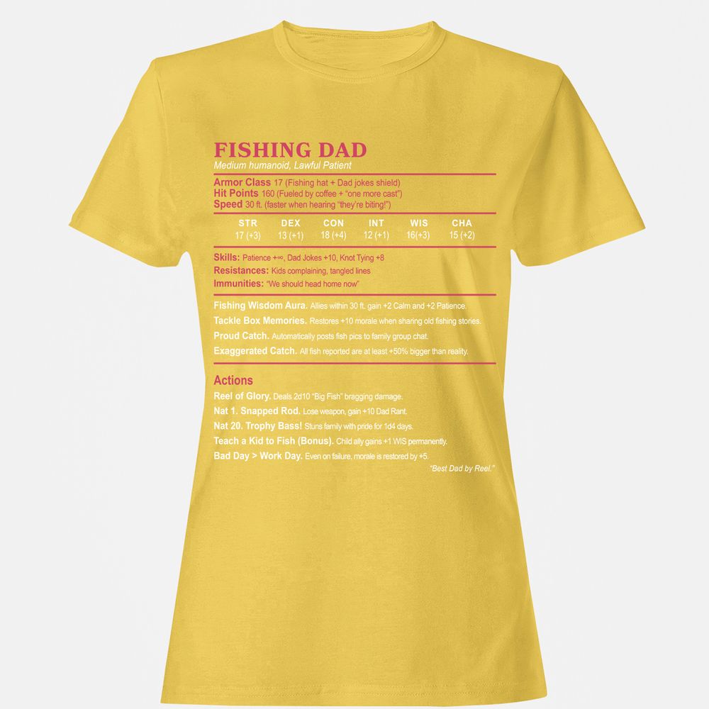FISHING DAD Women's T-Shirt - Daisy - 4