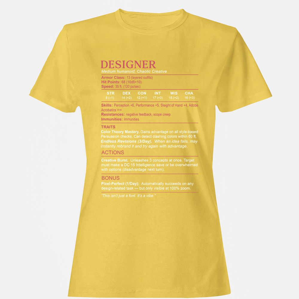 Designer Stats Women's T-Shirt - Daisy - 4