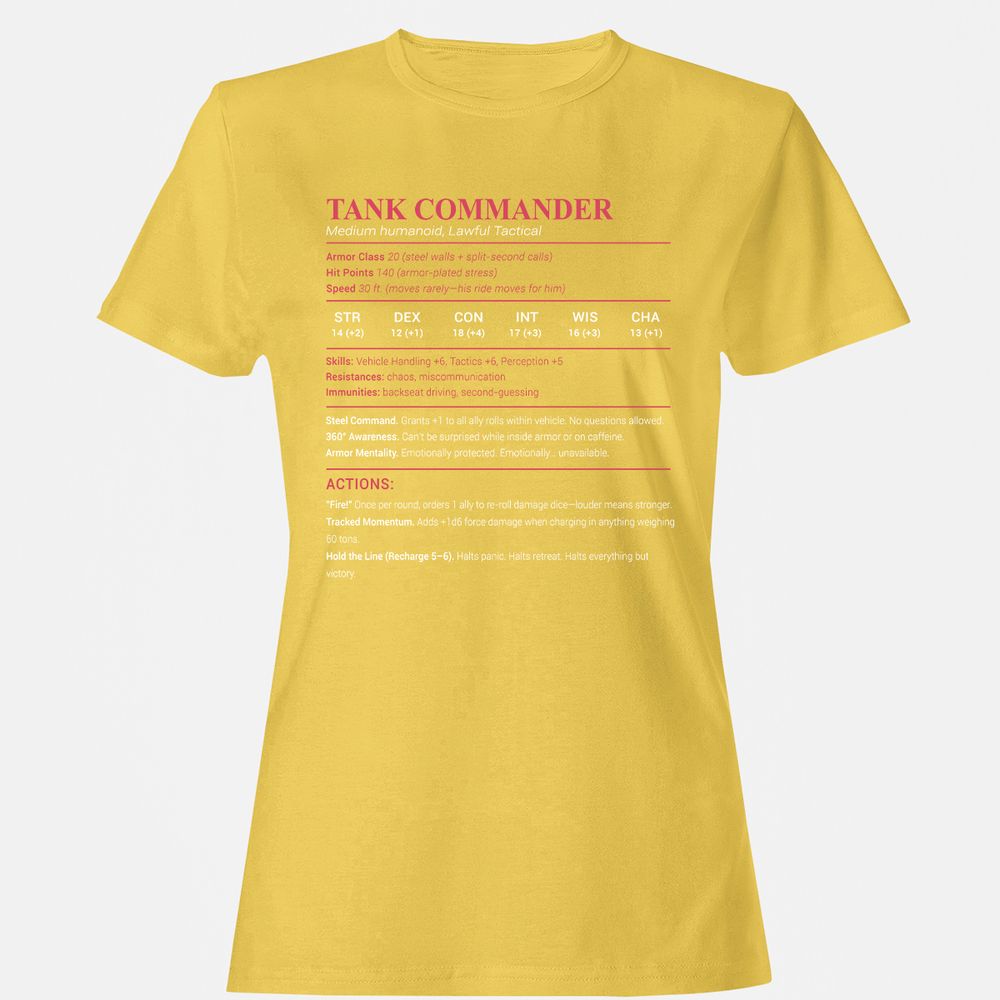 Tank Commander Women's T-Shirt - Daisy - 4