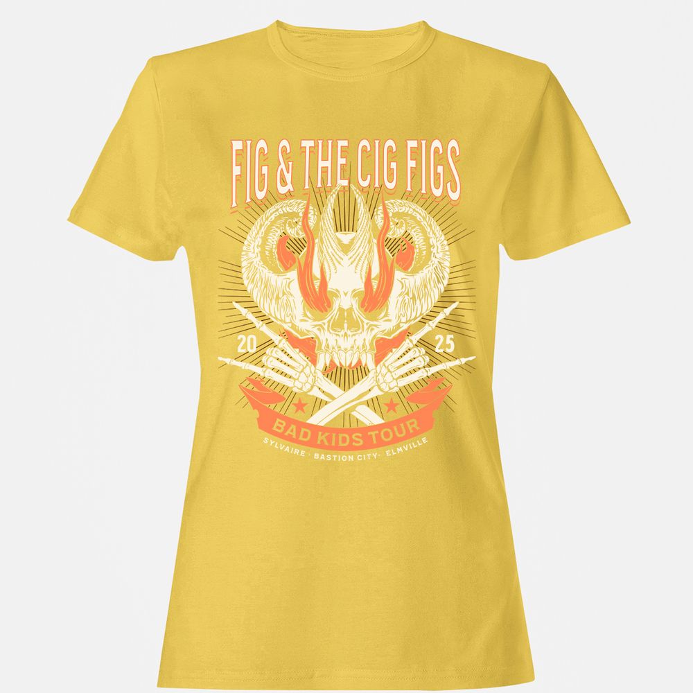 Fig and the Cig Figs, Dimension 20 Women's T-Shirt - Daisy - 4