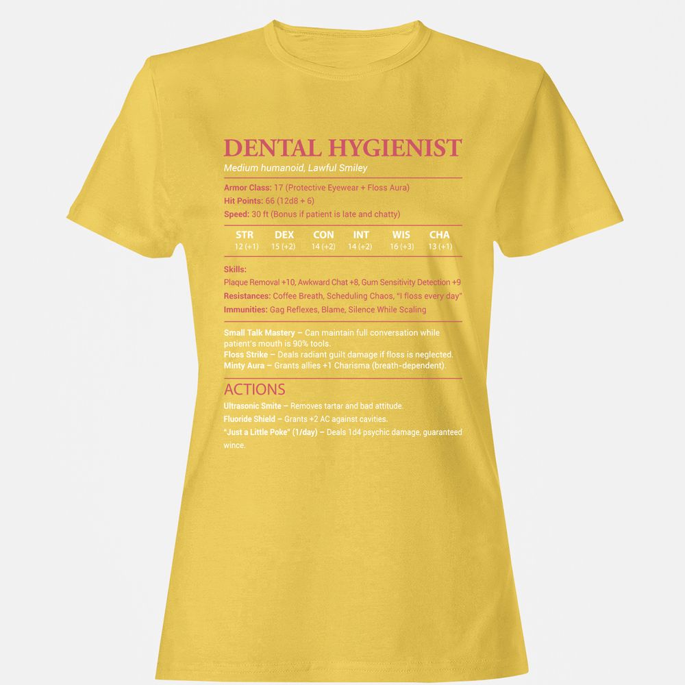 Dental Hygienist Women's T-Shirt - Daisy - 4