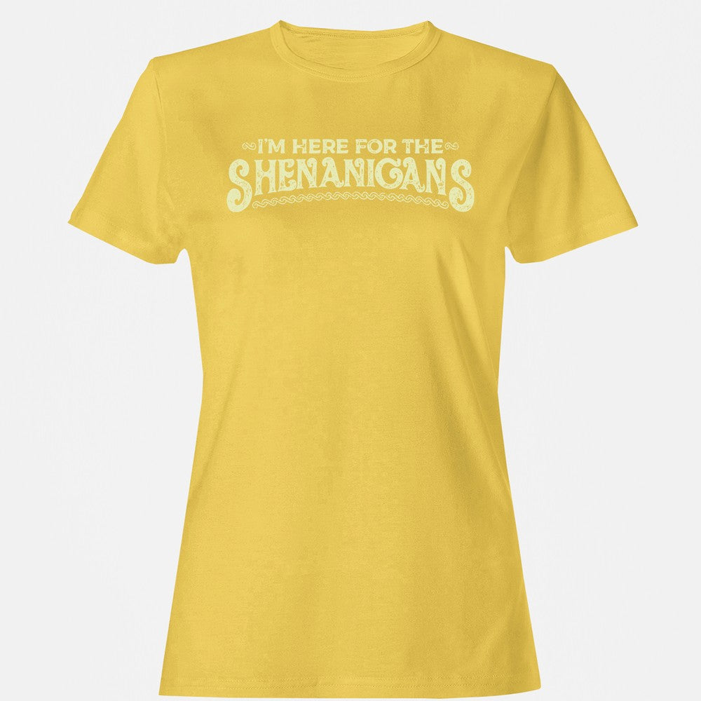 Here For The Shenanigans Women's T-Shirt - Daisy - 4
