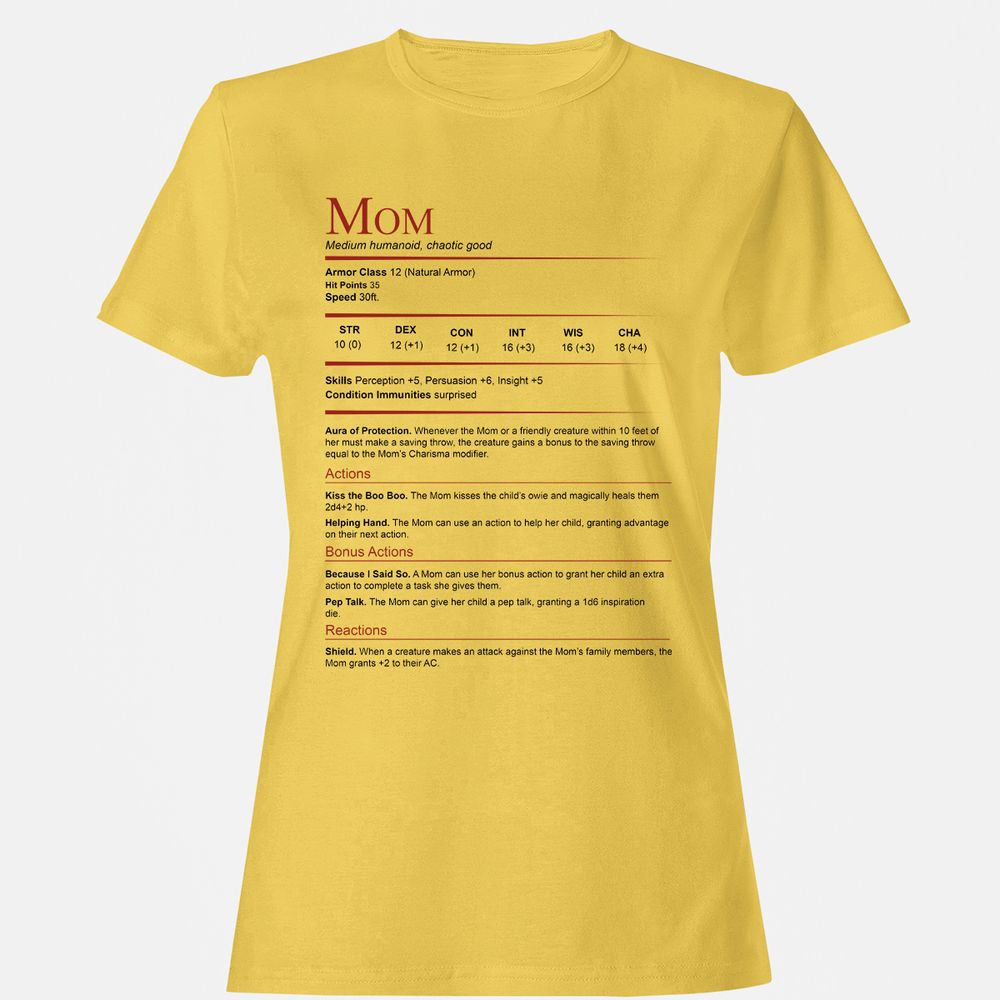 Mom Stats Women's T-Shirt - Daisy - 4