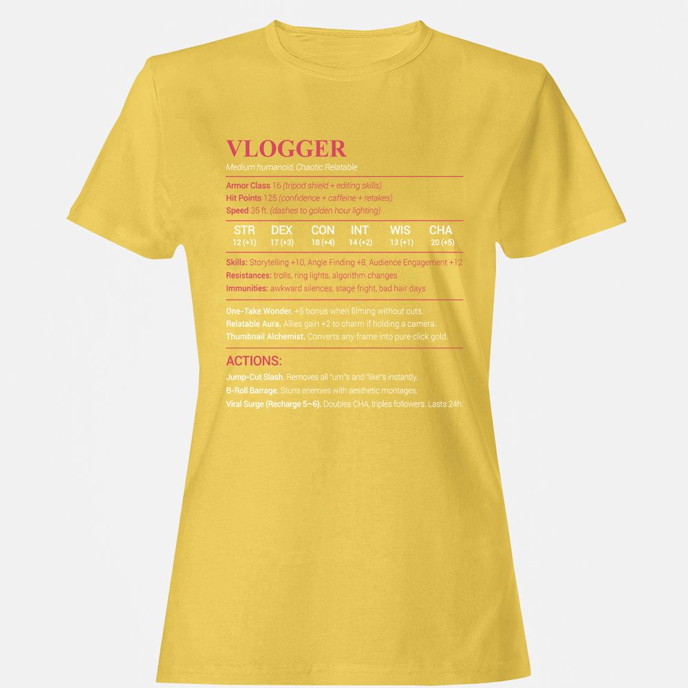 Vlogger Women's T-Shirt - Daisy - 4