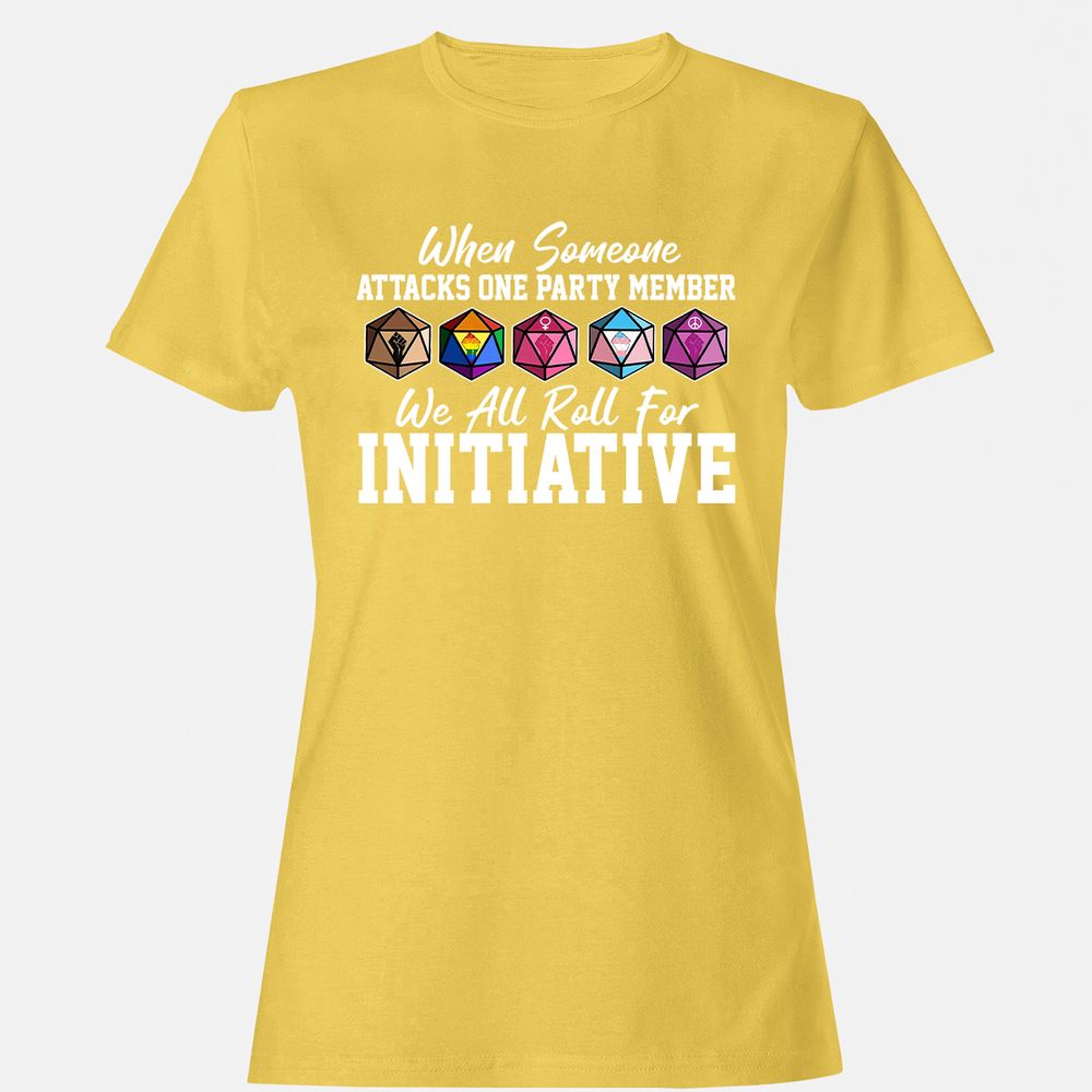 LGBT Roll For Initiative Women's T-Shirt - Daisy - 4