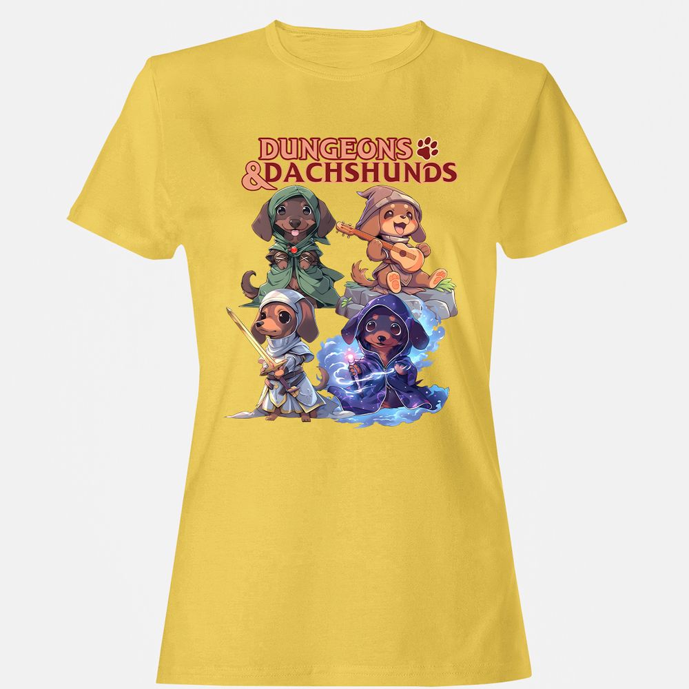 Dungeons & Dachshunds Women's T-Shirt - Daisy - 4