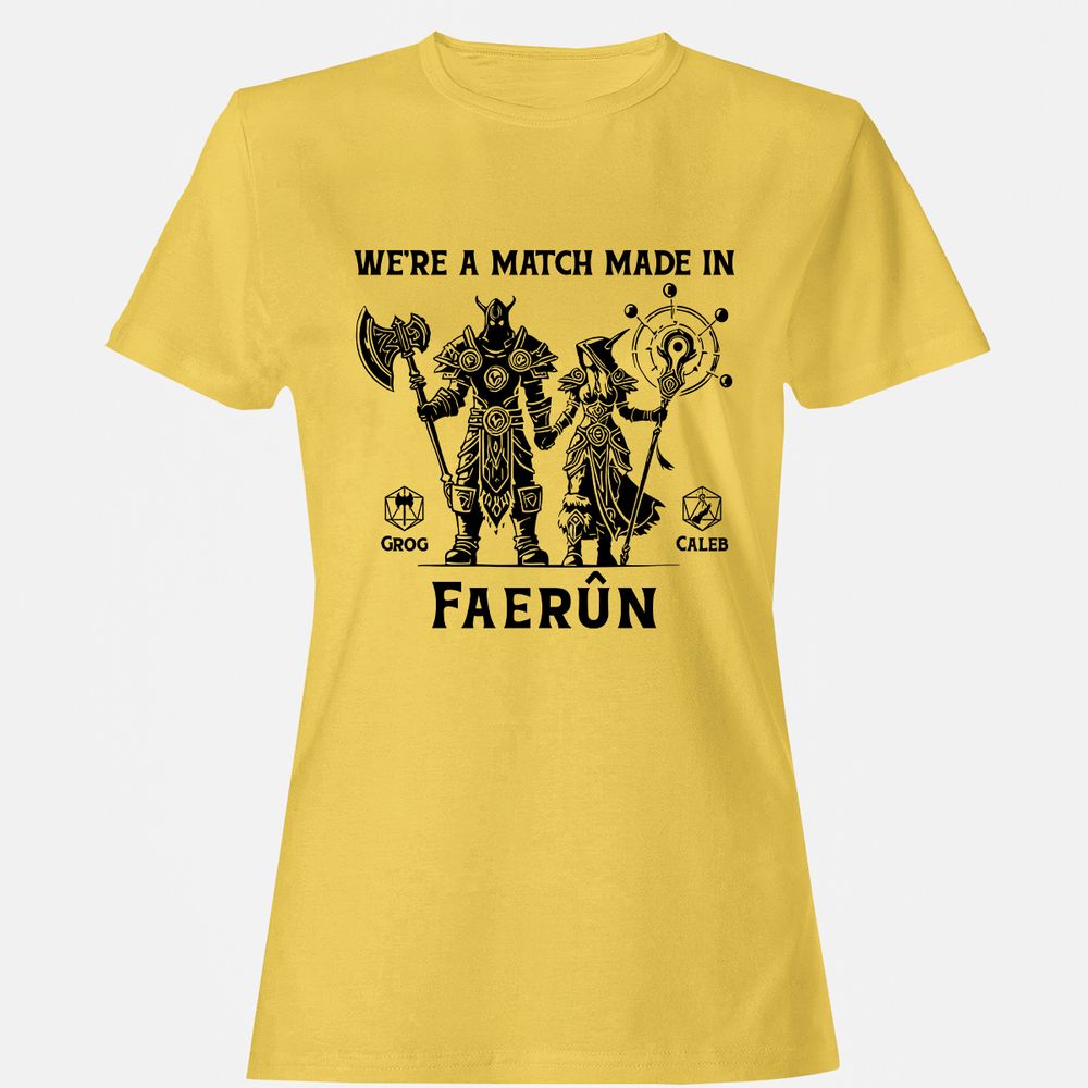 Custom DnD Class Couple Women's T-Shirt - Daisy - 4