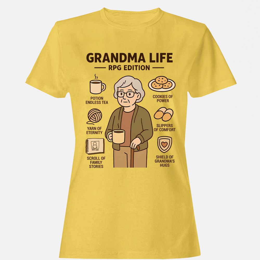 Grandma Life RPG Edition Women's T-Shirt - Daisy - 4