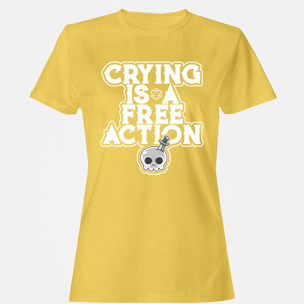 Crying Is A Free Action Women's T-Shirt - Daisy - 4