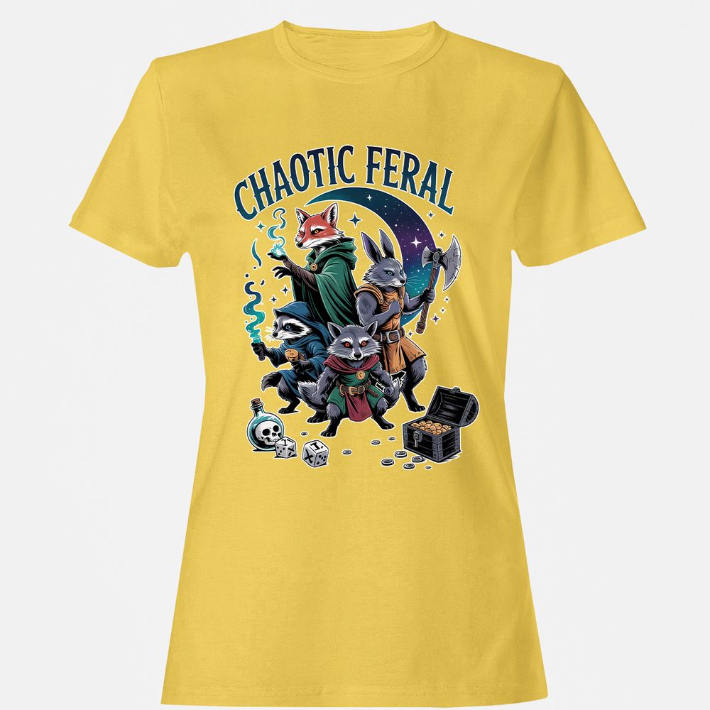 Chaotic Feral Women's T-Shirt - Daisy - 4