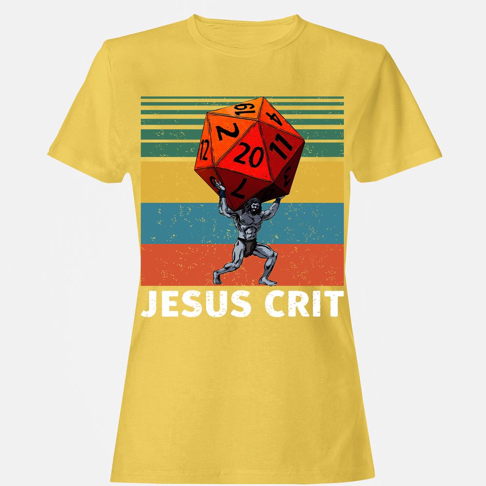 Jesus Crit Women's T-Shirt - Daisy - 4