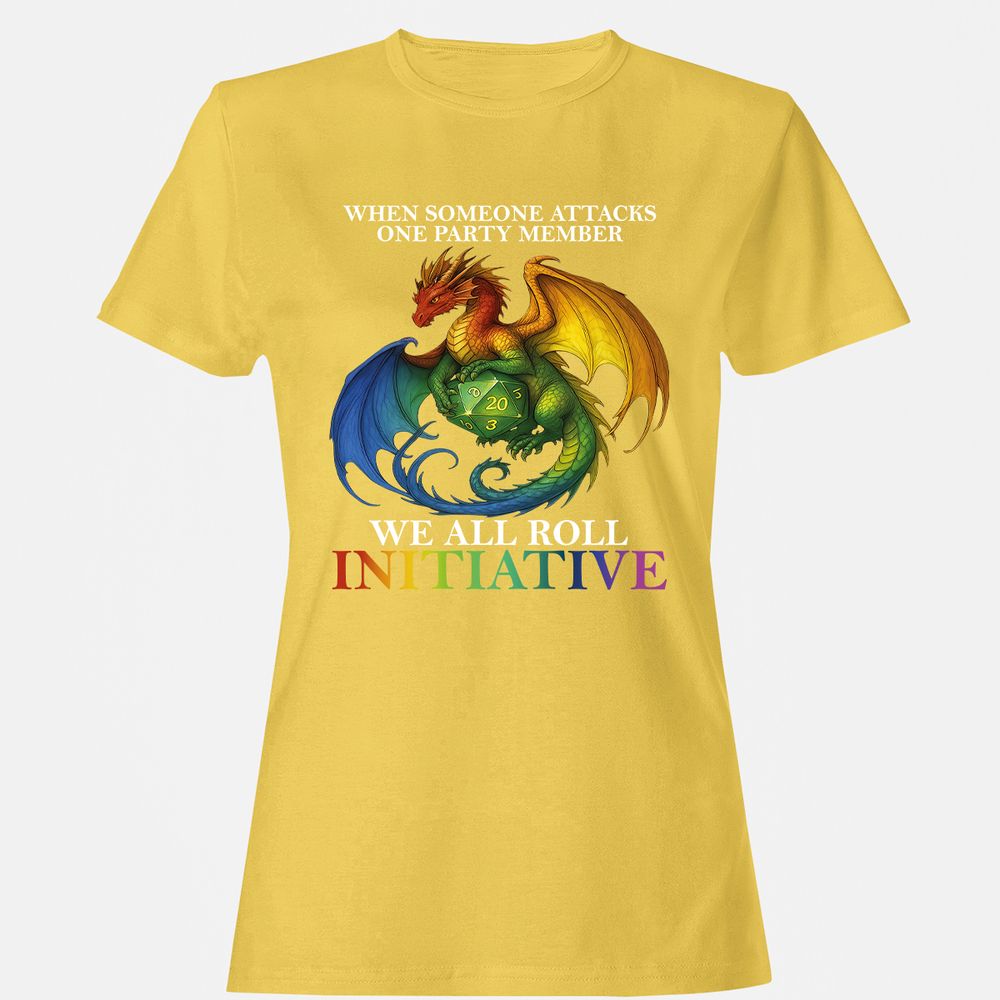 Dragon Roll For Initiative Women's T-Shirt - Daisy - 4