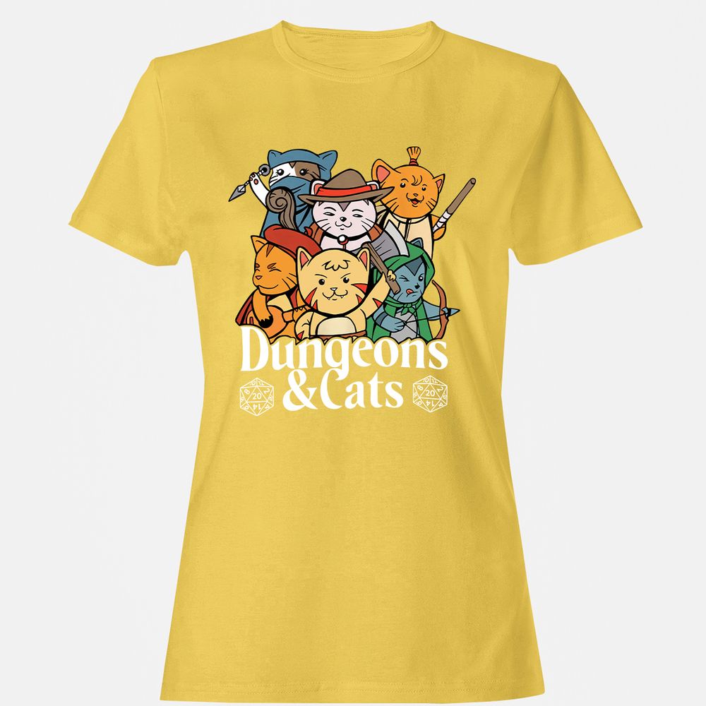 Dungeons & Cats Women's T-Shirt - Daisy - 4