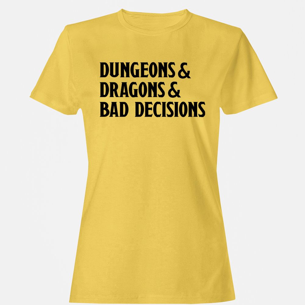 Bad Decisions Women's T-Shirt - Daisy - 4