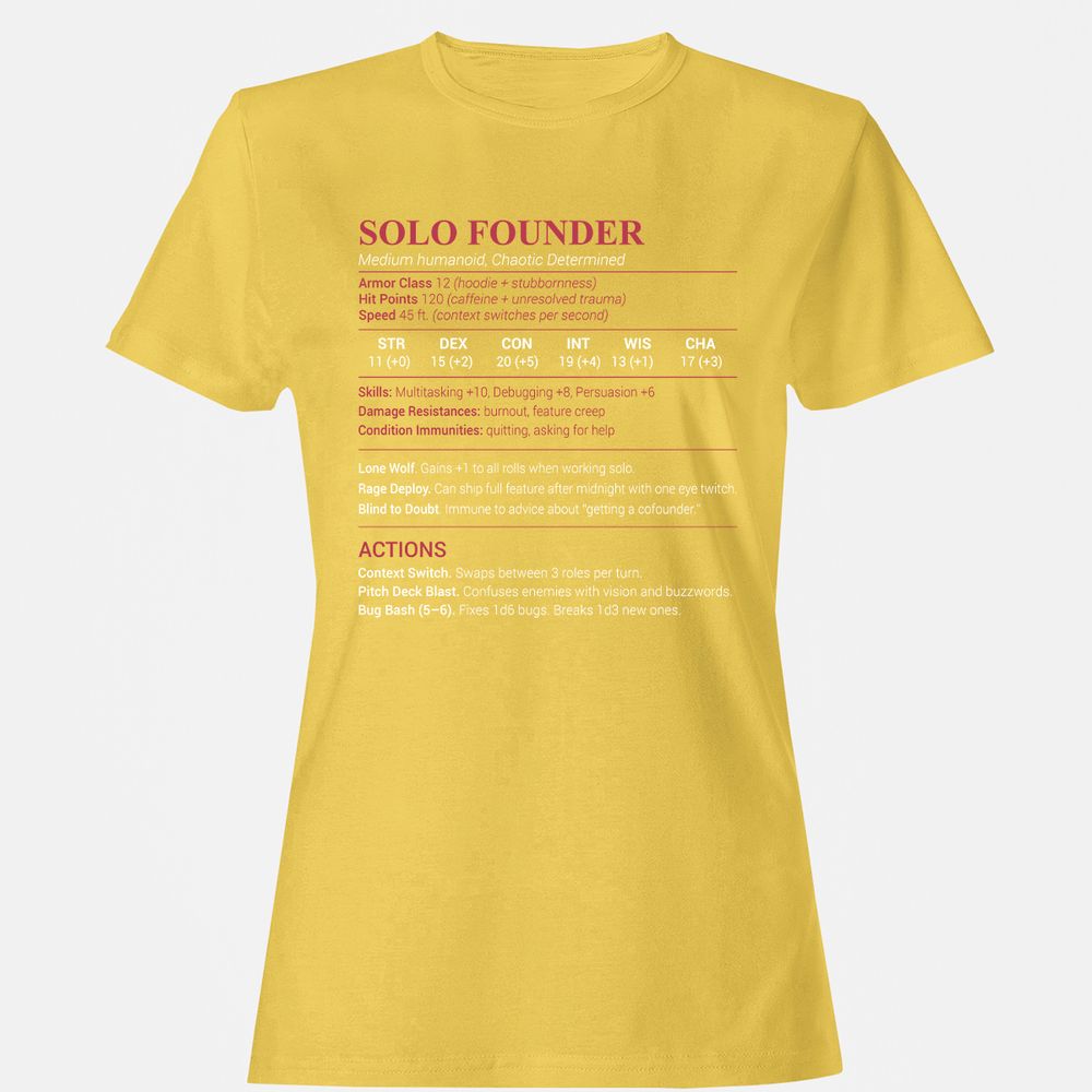 Solo Founder Women's T-Shirt - Daisy - 4