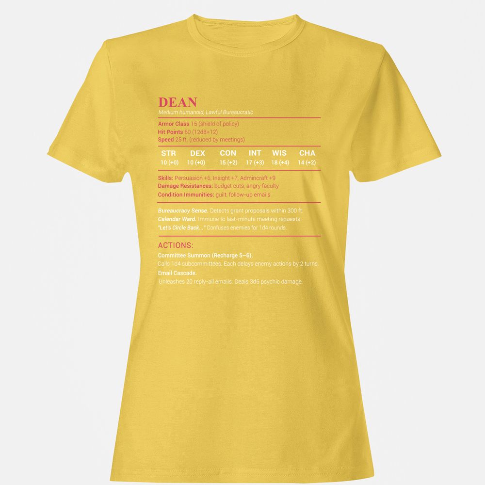Dean Stats Women's T-Shirt - Daisy - 4