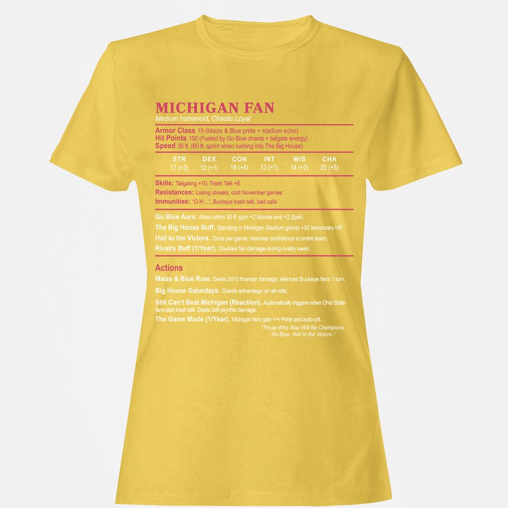 MICHIGAN FAN Women's T-Shirt - Daisy - 4