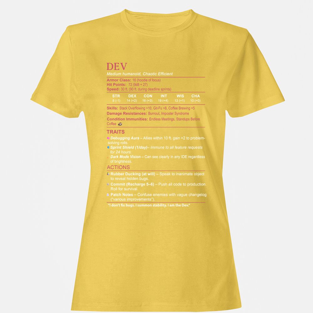 DEV Stats Women's T-Shirt - Daisy - 4