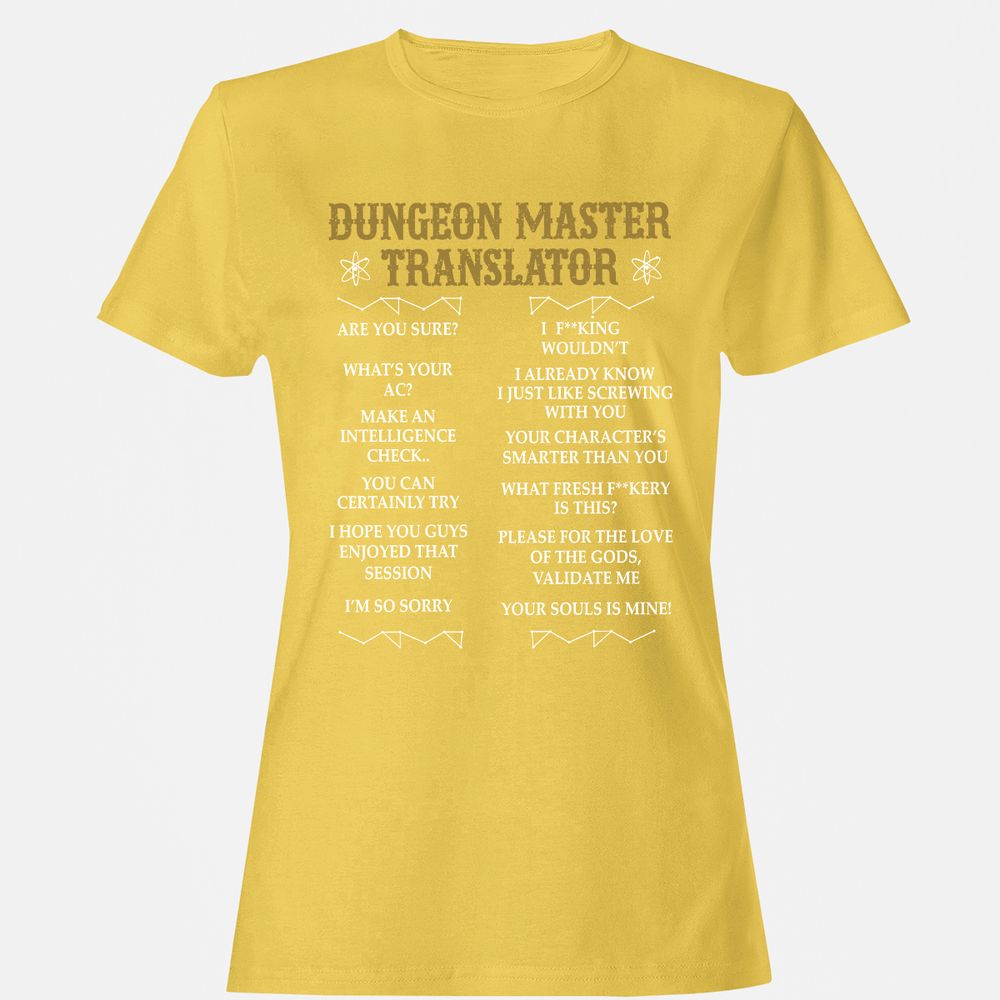Dungeon Master Translator Women's T-Shirt - Daisy - 4