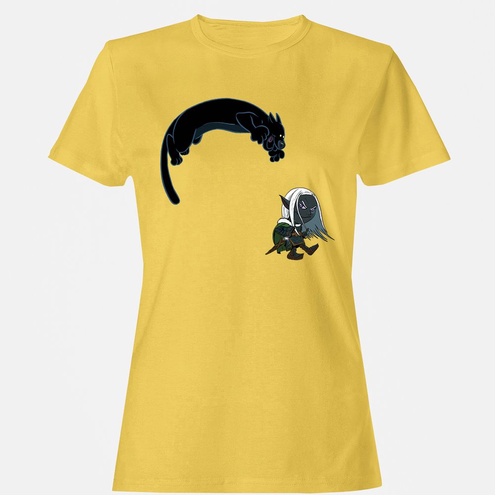 Drizzt And Guenhwyvar Women's T-Shirt - Daisy - 4