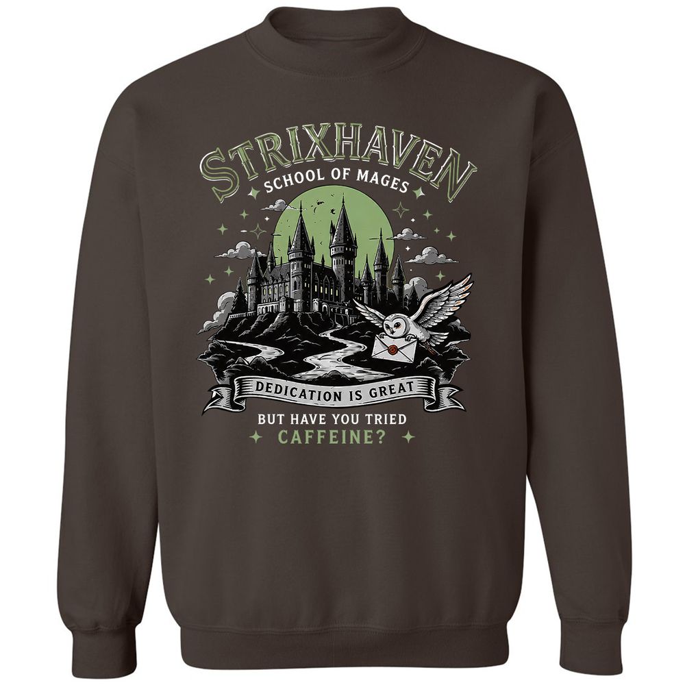Strixhaven - School Of Mages Classic Unisex Sweatshirt - Dark Chocolate - 4