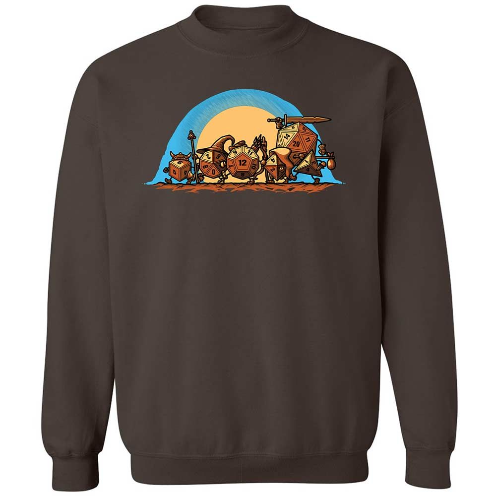 The Fellowship Of The Dice Classic Unisex Sweatshirt - Dark Chocolate - 4