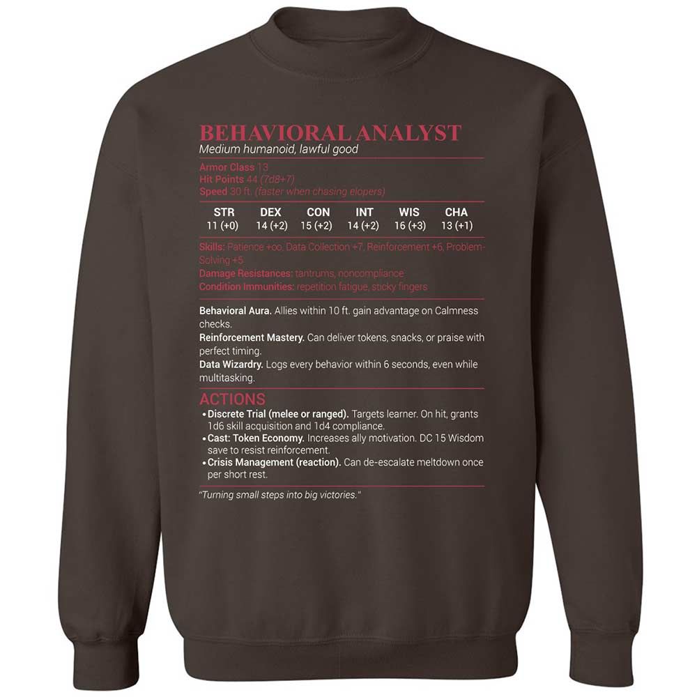 Behavioral Analyst - Dark Chocolate - 4
