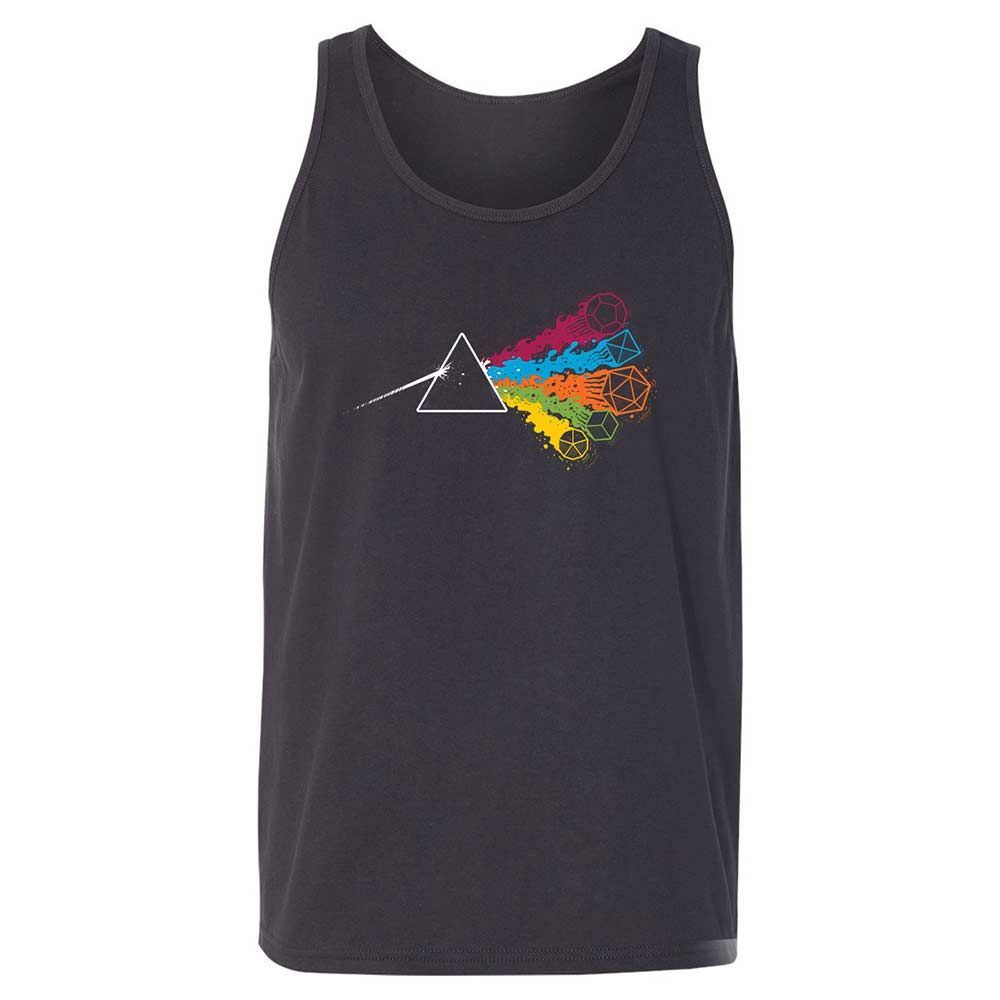 Dark Side Of The Dices Unisex Jersey Tank - Dark Grey - 4