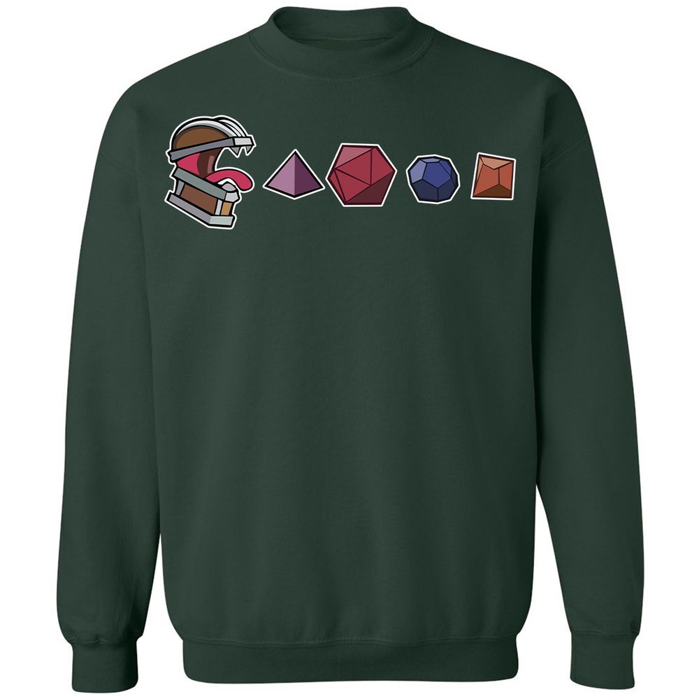 Mimic And Dices Classic Unisex Sweatshirt - Forest Green - 4