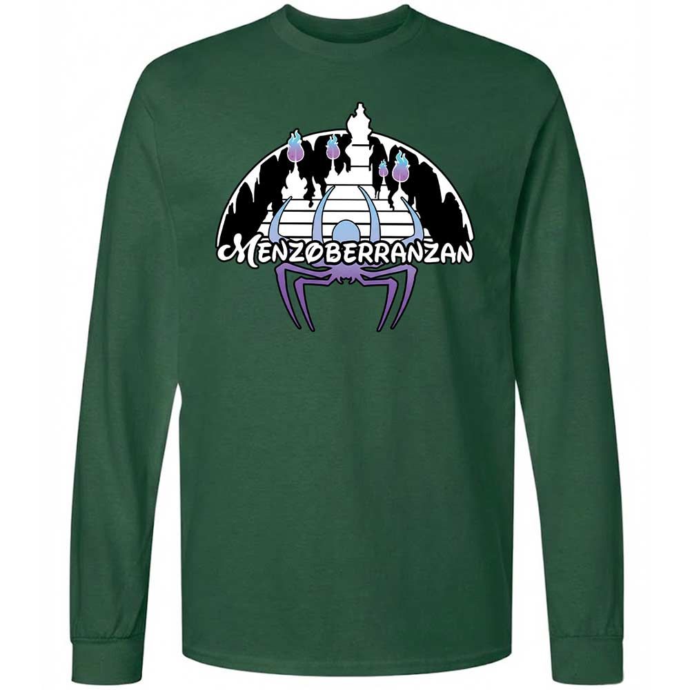 Menzoberranzan Long Sleeve T-Shirt - Forest Green - 4