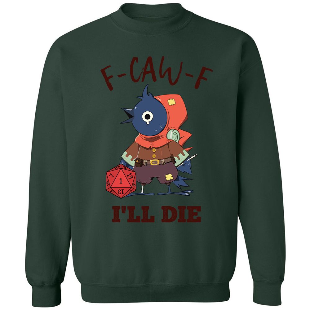Classic Unisex Sweatshirt - White - Forest Green - 4