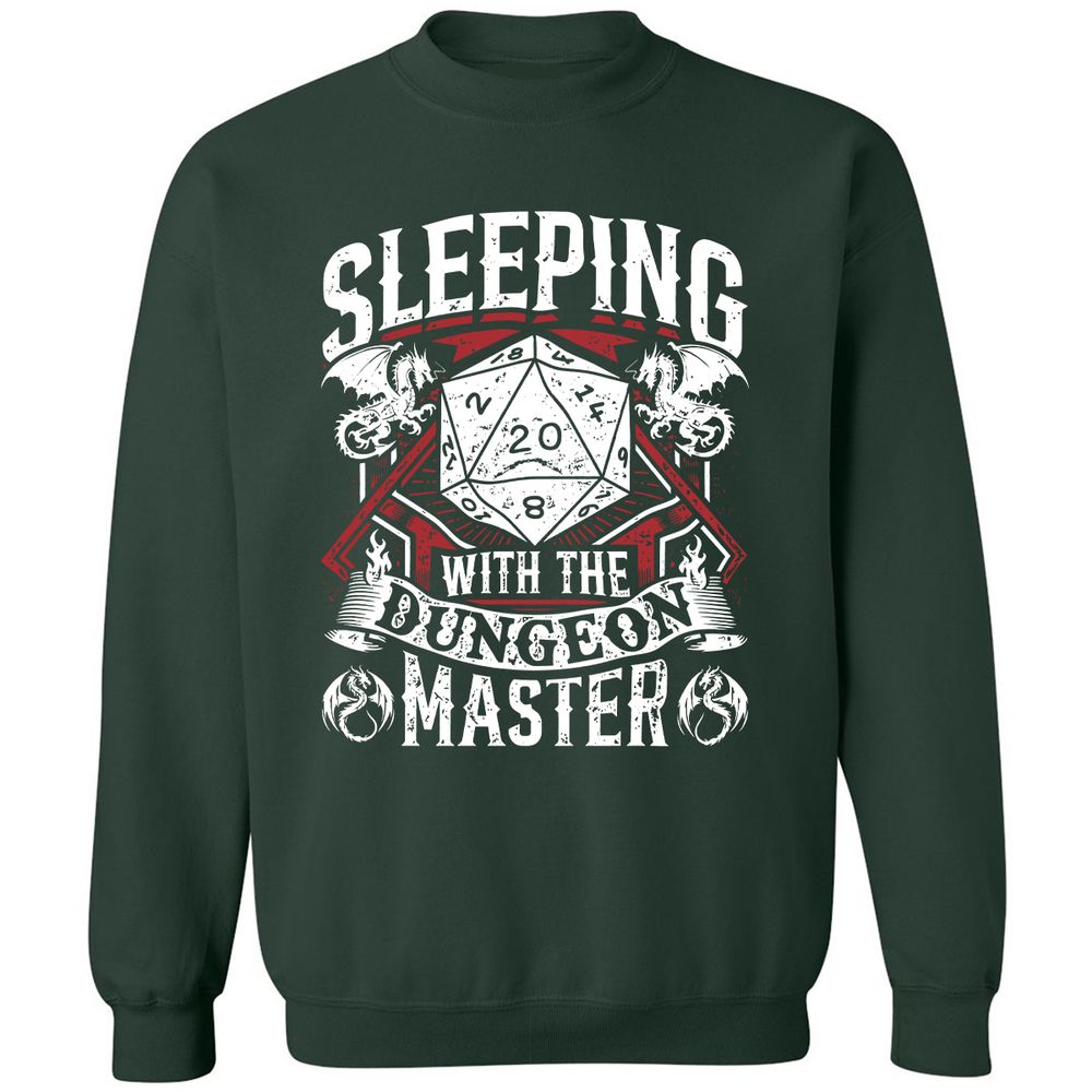 Sleeping With The DM Classic Unisex Sweatshirt - Forest Green - 4