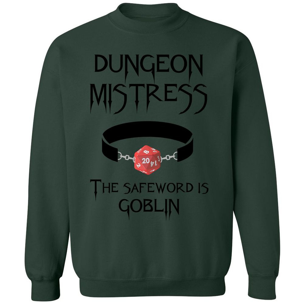 Dungeon Mistress Classic Unisex Sweatshirt - Forest Green - 4