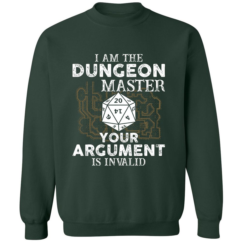 I Am the Dungeon Master – Your Argument Is Invalid - Forest Green - 4