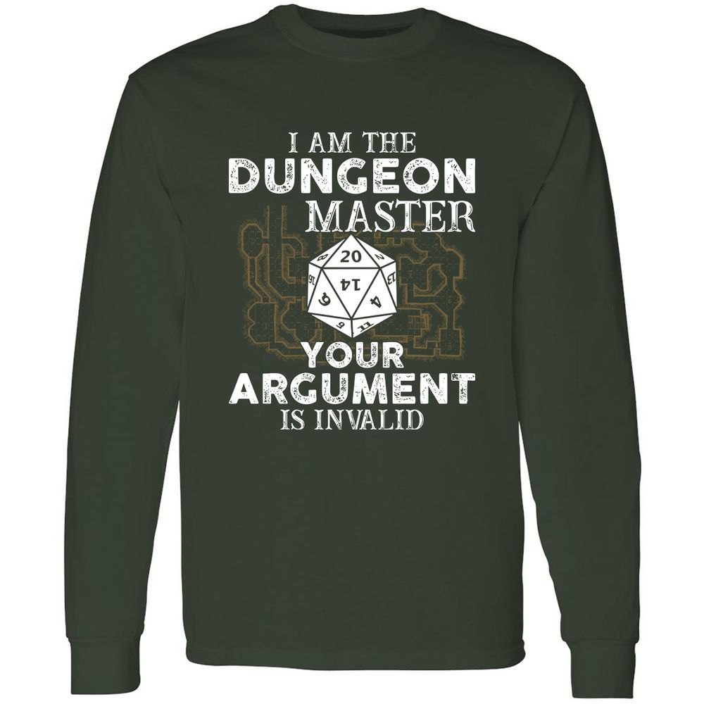 I Am the Dungeon Master – Your Argument Is Invalid - Forest Green - 4