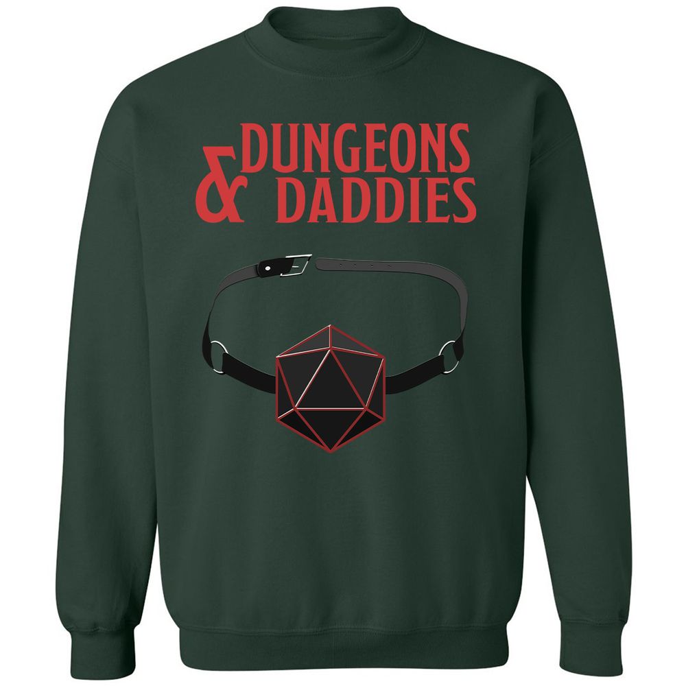 Dungeons And Daddies Classic Unisex Sweatshirt - Forest Green - 4
