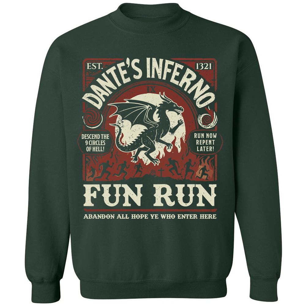 Dante’s Inferno Fun Run – Faerun Fantasy - Forest Green - 4