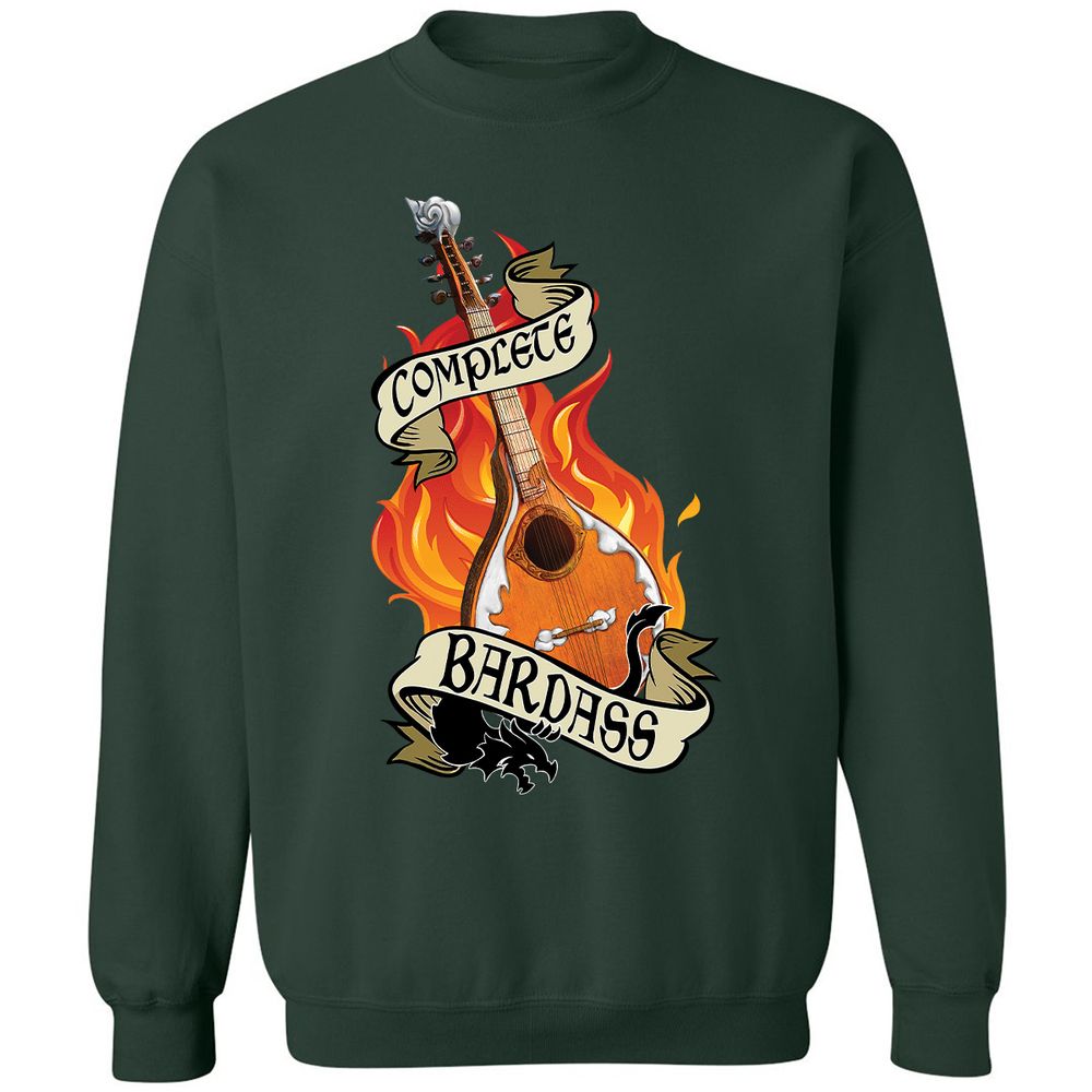 Complete Bardass Classic Unisex Sweatshirt - Forest Green - 4