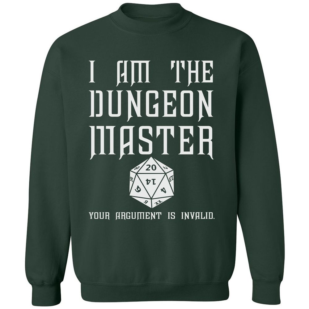 I Am The Dungeon Master - Forest Green - 4