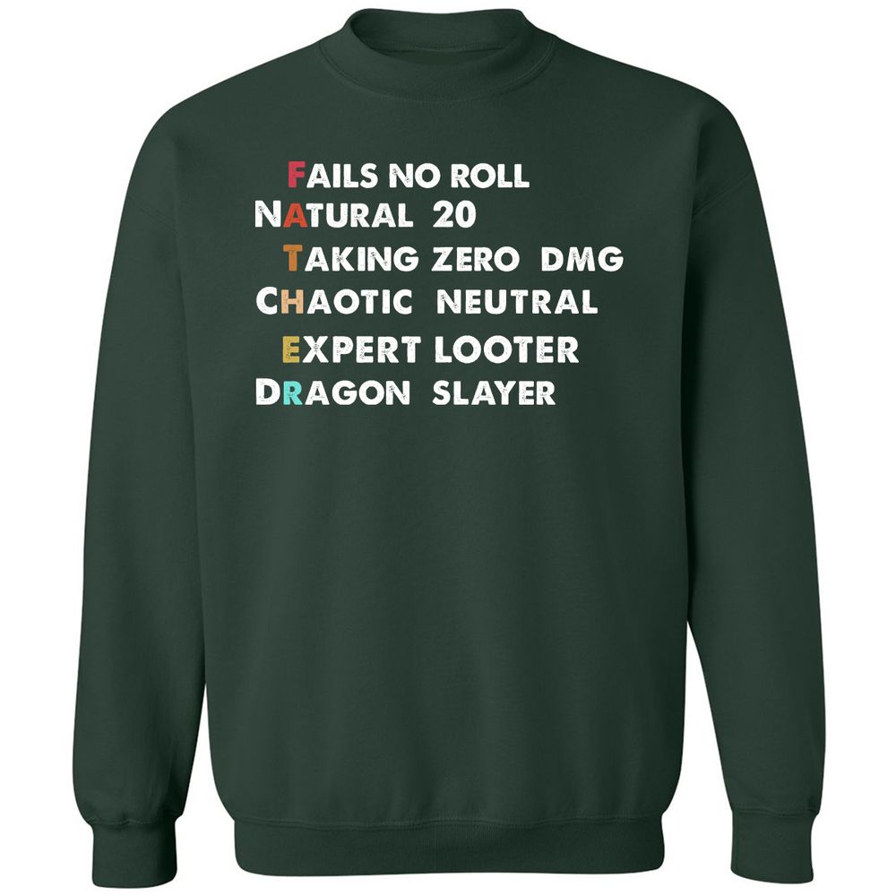 Father D&D Classic Unisex Sweatshirt - Forest Green - 4