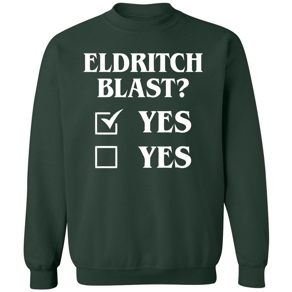 Eldritch Blast Yes Classic Unisex Sweatshirt - Forest Green - 4