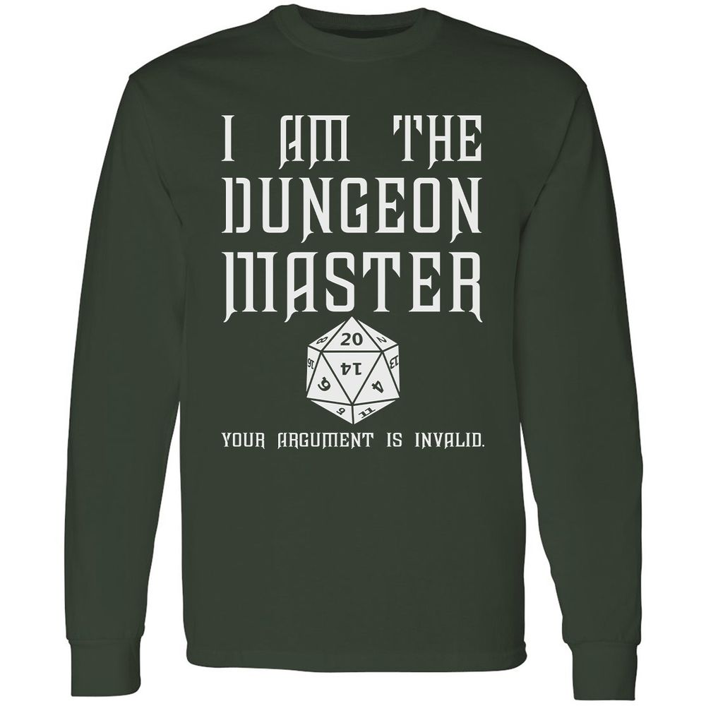 I Am The Dungeon Master - Forest Green - 4