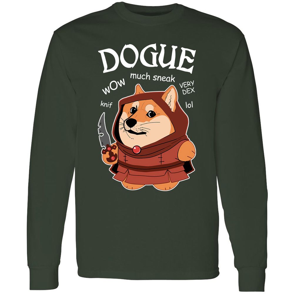 Dogue Class Long Sleeve T-Shirt - Forest Green - 4