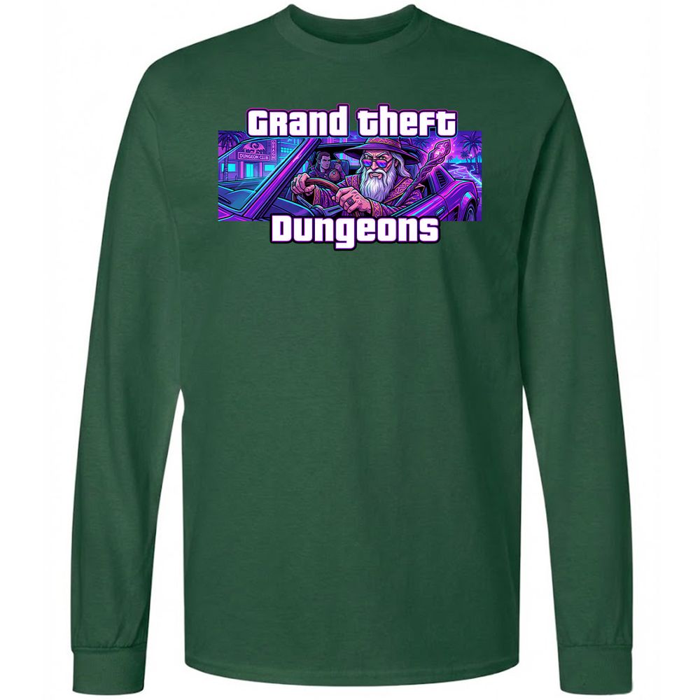 Grand Theft Dungeons Miami - Forest Green - 4
