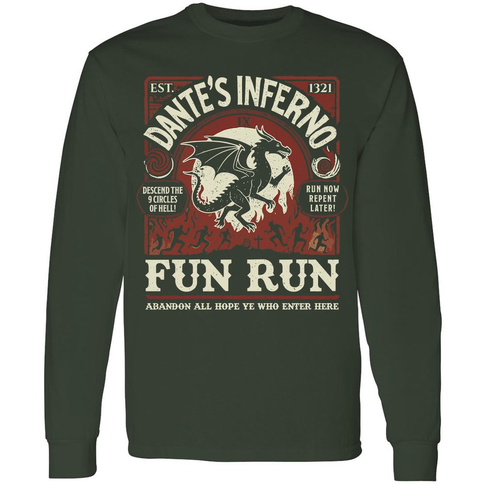 Dante’s Inferno Fun Run – Faerun Fantasy - Forest Green - 4