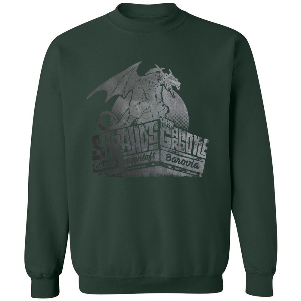 Strahd’s Gargoyle Classic Unisex Sweatshirt - Forest Green - 4
