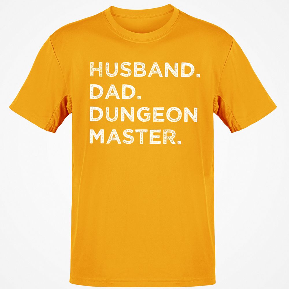 Husband Dad Dungeon Master Classic Unisex T-Shirt - Gold - 4