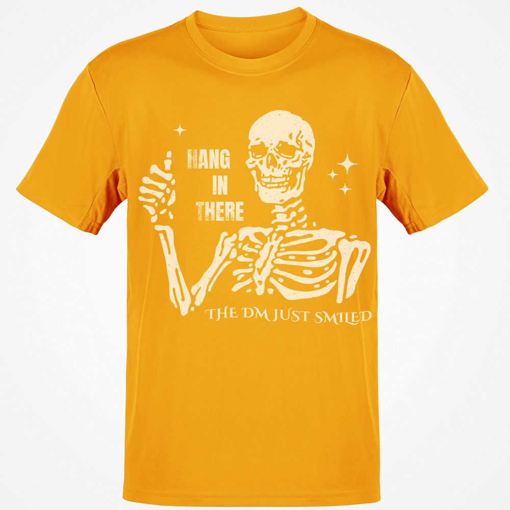 Hang In There – The DM Just Smiled Skeleton - Gold - 4