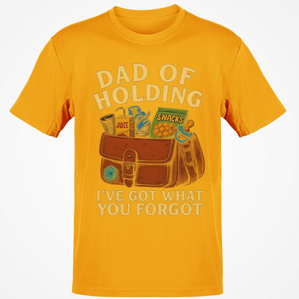 Dad Of Holding Classic Unisex T-Shirt - Gold - 4