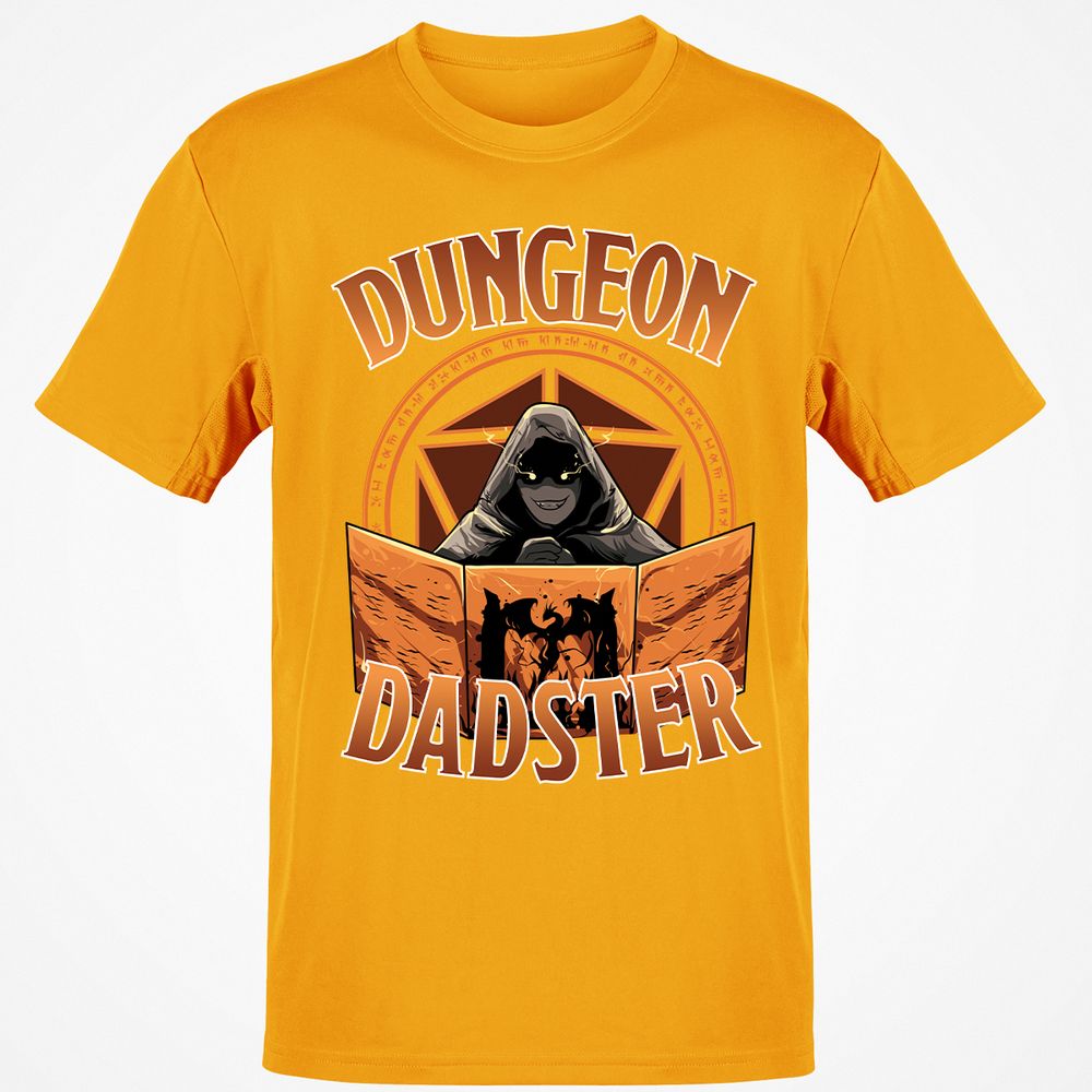 Dungeon Dadster T-Shirt - Gold - 4